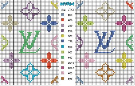 Louis Vuitton Cross Stitch Pattern 